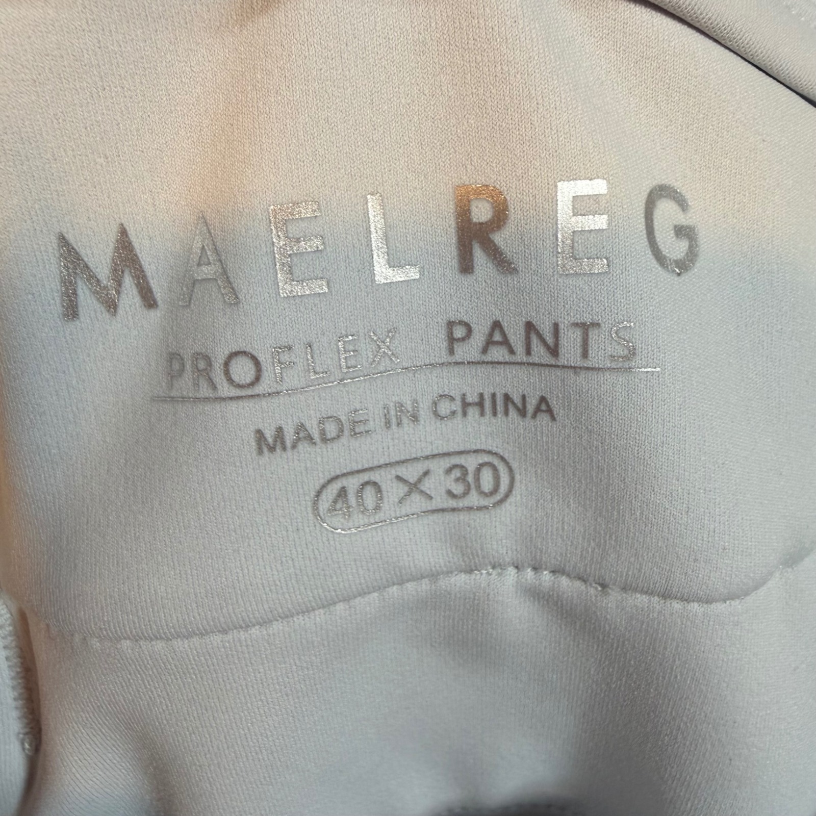 Maelreg Proflex Performance Pants Mens 40x30 Misty Grey Golf Stretch Upf 30+ Nwt — image 5 of 8